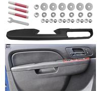 Abodvu Interior Door Armrest Pull Handle Compatible with GMC Sierra Yukon/Chevy Silverado uburban Tahoe Avlanche 2010-2014,Inner Door Arm Rest Replacement W/Screws for Front Left Driver Side,Black