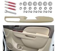 Abodvu Interior Door Armrest Pull Handle Compatible with GMC Sierra Yukon/Chevy Silverado uburban Tahoe Avlanche 2010-2014,Inner Door Arm Rest Replacement W/Screws for Front Right Passenger Side,Tan