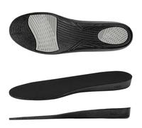 ABOHU Gel Height Increase Insoles, 1 Pairs Invisible Lift Inserts, Breathable Elastic Shock Absorption Cushion Sports Replacement Insert, Elevator Shoe Insoles for Men and Women (UK Size 6.5-9)