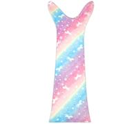ABOHU Mermaid Tail Blanket, Glow in the Dark Unicorn Blanket All Seasons Soft Flannel Throw Wearable Snuggle, 140cm x 60cm Mermaid Sleeping Bag Birthday Gift for Girls Kids Teens