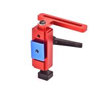 Aboiled 1 PCS Woodworking 45-Type Chute Limiter Guide Rail Locator Flip Table Backer Slide Rail Stop T-Rail Woodworking DIY Tool Red&Blue&Black