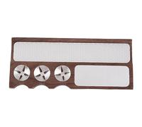 Aboiled 1 Piece Cue Tip Repair Tool Pool Cue Tip Sharpener Tool Cue Stick Tip Burnisher Repair Scuffed Aerator Brown