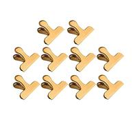 Aboiled 10 Pack Chip Bag Clips, Stainless Steel 3 Inch Heavy Duty Bag Clips for Kitchen &Office