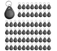 Aboiled 100Pcs T5577 Writable 125kHz RFID Key Fob Proximity ID Card Token Tag, 125khz RFID Writable Rewritable T5577 Fob