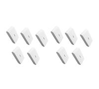 Aboiled 10pcs 433MHz Wireless Vibration Glass Break Detector, Adjustable Sensitivity, Compatible with Alarm Systems