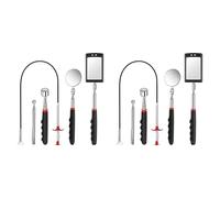 Aboiled 10Pcs Telescoping Magnet Pick Up Tool Set Extendable Claw Tool Bendable Spring Telescoping for Home Sink Drains Kitchen