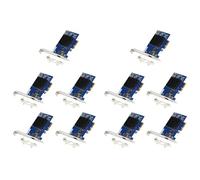 Aboiled 10X PCI-E Network Card PCI-E X4 Single-Port 10G Gigabit Server Network Card Adapter AQC107 Ethernet NIC for Desktop