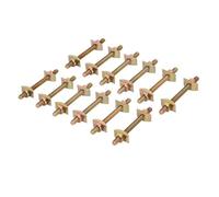 Aboiled 12Set Countertop Connector Table Top Fasteners Countertop Flip Joint Connecting Set