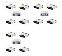 Aboiled 15PCS C Female Adapter Type C Female Jack 5PIN SMD SMT Type-C Socket Charging Port for PCB Welding DIY Repair Adapter