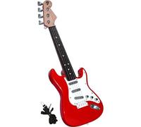 Aboiled 17In Guitar Toy for Kids,4 Strings Electric Guitar Musical Instruments for Children,Portable Electronic Instrument Toy,B