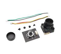 Aboiled 1800TVL Mini FPV Camera 1/1.8 CMOS 2.1mm Lens Power 5V-40V PAL/NTSC PAL/NTSC OSD Adjustable for RC Drones DIY Upgrade Parts Black