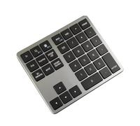 Aboiled 2.4G Wireless Bluetooth Number Pad 35 Keys Remote Connection Numpad Numeric Keypad for Laptop Window Digital Keyboard A