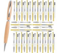 Aboiled 20 Pack Slimline Pen Kit - 7mm Wood Turning Twist Pen Kits with Refills, Gifts for Teachers, Students & Woodworkers