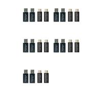 Aboiled 20Pcs USB Data Blocker and USB-C Data Blocker Protect Against Juice Jacking Support Safe Quick Charge Stop Data Theft