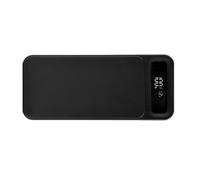 Aboiled 22.5W Fast Charging Mobile Power Case DIY Charge/Discharge Temperature Control Protection for 8PCS 18650 Lithium Battery Black