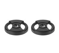 Aboiled 2pcs 7 Inch Vinyl Record Dome 45 Speed Adapter Conversion Base for Vinyl Record Turntable Gramophone, Round