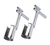Aboiled 2PCS Bulb Planter Tool,Plant and Fruit Tree Seedling Transplanter, Stainless Steel Seed Planting Tools Easy Transplanter
