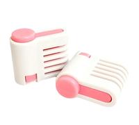 Aboiled 2pcs/Set Cake Slicer Bread Divider Layering Aid Serrated Knife Divider Toast Baking Tool B