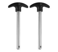 Aboiled 2pcs Weight Stack Pin, Tensile 3/8 Inch Diameter Locking Space Weight Lifting Machine Pins Weight Stack Replacement Pin