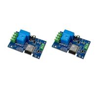 Aboiled 2X 1-Channel WIFI Relay Module 30A -WROOM-32E Development Board Module for Smart Home Wireless Control DC7-28/5V