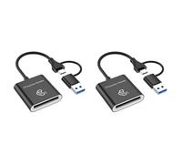 Aboiled 2X 10Gbps CFexpress Type B Card Reader Writer USB3.2 Gen2 USB-C Card Reader for Android Win XP/Vista/7/8/8.1/10/11 OS