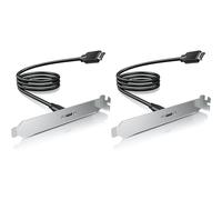 Aboiled 2X 20Gbps USB 3.2 Gen 2x2 USB-C Front Panel Adapter with Motherboard Header Extension Cable, USB-C Female to 20-Pin USB