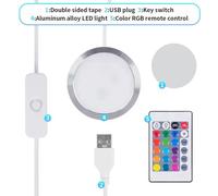 Aboiled 2X 3D Printing Model LED Light LED Spotlight Multicolour Adjustable Led Light Kit DIY LED Spotlight Without Lamp Shell