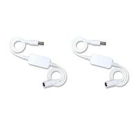 Aboiled 2X 72 Hour Auto Reboot Router Routing Timer Reset Tool DC Power Timing Fiber Modem Router DC Power Manager White