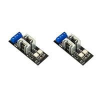 Aboiled 2X AC Light Dimmer Module 2 Channel 3.3V/5V Logic AC 50/60H 220V/110V Light Dimmer Module for Lamps Elements Fans Pumps