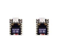 Aboiled 2X -C6 MINI Development Board Support 2.4GHz WiFi and Bluetooth RISC-V Low Power with 0.42-Inch OLED Display