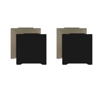 Aboiled 2X for Prusa Mini PEI Sheet Build Plate 196.3X190mm Double Sided PEI PET Spring Steel Sheet Heated PEI Plate-A