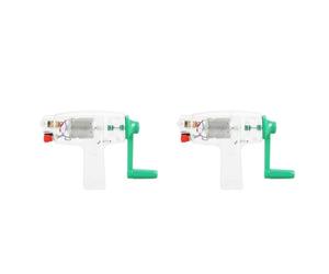 Aboiled 2X Kids Hand Crank Generator 6.3V 0.2A Electricity Generator Emergency Power Supply Mechanical Dynamo for Kids Science