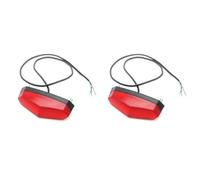 Aboiled 2X LED E-Bike Taillight 12V-80V Electric Bicycle Rear Lamp Safety Night Riding Warning Light