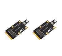 Aboiled 2X M.2 Key B to Mini PCI-E Adapter Strap Dual NANO SIM Card Support 3G/4G/5G Adapter Multi-Function Convenient Module