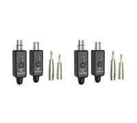 Aboiled 2X Microphone Wireless System Micphone Wireless Transmitter UHF Transmitter & Receiver for Dynamic/Condenser Microphon