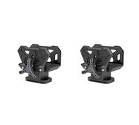Aboiled 2X Professional Saddle Clamp Adapter Tripod Bracket Vise Clamp Outdoor Bracket Adapts to 3/8 Inch Thread