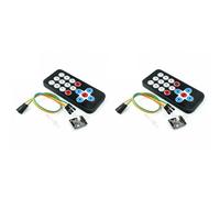Aboiled 2X Remote Control Module HX1838 Infrared Wireless Remote Control Kit Remote Control Robot Multi-Functional Module