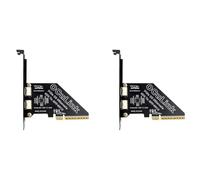 Aboiled 2X SFF 8611 & 8612 Adapter Card PCie 4.0 X8 to Oculink Support Convert SFF-8639 U.2 SSD 2-Port Expansion Card