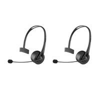 Aboiled 2X -T490 BT V5.3 Headset with Mic Head-Mounted Wireless HiFi Headphones Hands-Free Call Headset B