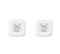 Aboiled 2X Tuya Smart WiFi Temperature Humidity Sensor Indoor Hygrometer Thermometer with LCD Display