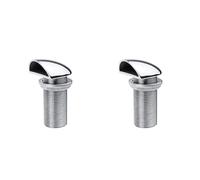 Aboiled 2X Universal Air Hole 316 Stainless Steel Shell Vent Oil Tank Ventilation Exhaust Valve 1/2inch for Yacht RV Boat