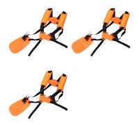 Aboiled 3X Universal Rimmer Shoulder Strap Grass Trimmer Harness Strap, Strap Double Shoulder Garden, Lawn Mower Nylon Belt