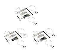 Aboiled 3X WiFi Wireless Smart Switch Relay Module Mini PCI-E Desktop Switch Card Restart Switch Turn on/OFF PC Remote Control
