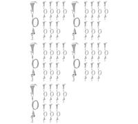 Aboiled 40 Pcs Picture Rail Hanging System,Picture Rail Hooks Molding Hooks Picture Rail Hangers