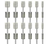 Aboiled 48pcs Diamond Drill Grinding Bit Compatible Polishing Kits Glass Drill Bit 1/8" Accessories forWood Glass Ceramics