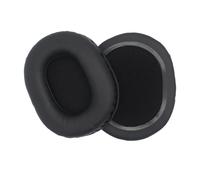 Aboiled 4pcs 100x80mm Ear Pads for Headphones Covers Replacement Soft Sponge Leather Foam Cushions