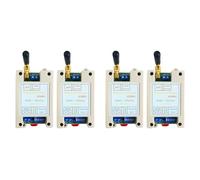 Aboiled 4Pcs VHF/UHF Radio 426MHz-508.5MHz Wide Range UART RS485 Wireless Transceiver Board Modbus RTU Module DC 12V 24V