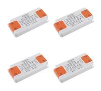 Aboiled 4X 12V 15W LED Transformer LED Low Voltage Transformer No Noise LED Driver Power Supply for G4 MR16 MR11 GU4 GU5.3