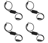 Aboiled 4X 72 Hour Auto Reboot Router Routing Timer Reset Tool DC Power Timing Fiber Modem Router DC Power Manager Black