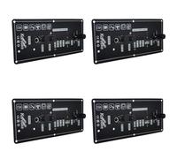 Aboiled 4X Bluetooth Audio 15W Amplifier Board with FM BT Audio Portable Speaker 5V Karaoke Power Amplifier Board MP3 Amplifier